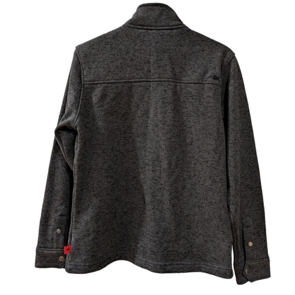 Mountain Khakis FLEECE Men Old Faithful Sweater Classic Fit Size S in Dark Grey - Picture 3 of 13